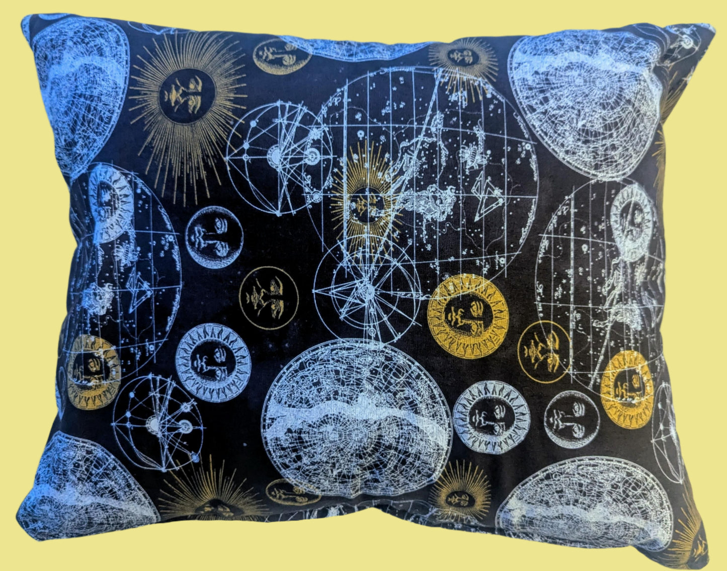 Celestial Moon & Stars Pillow | Night Sky Throw Pillow | Cosmic Decorative Home Decor, Throw Pillow, Decorative Pillow, Space Decor, Home Decor