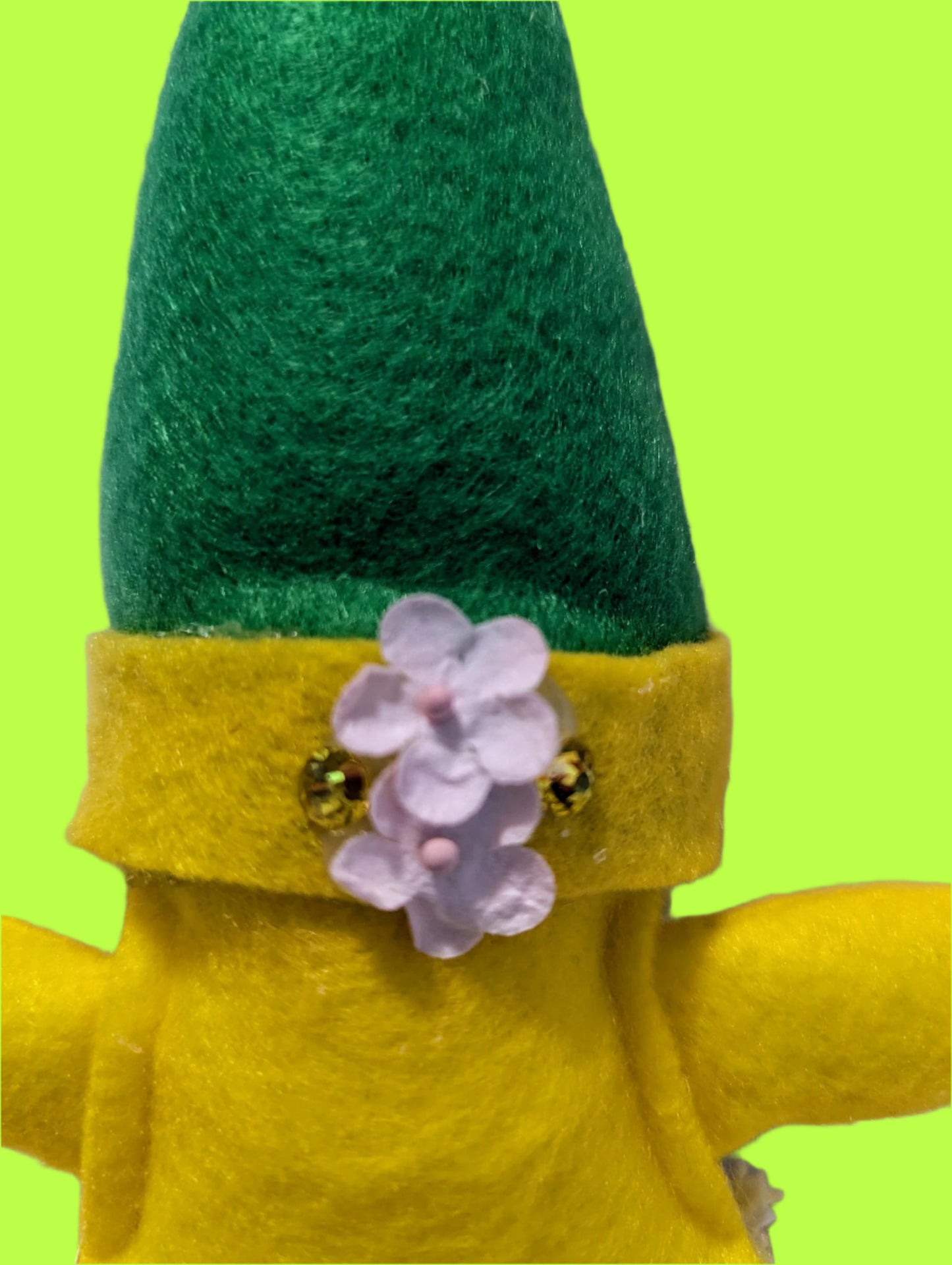 Yellow & Green Gnome | Spring Tiered Tray Decor | Cheerful Farmhouse Gnome Gift, Home Decor