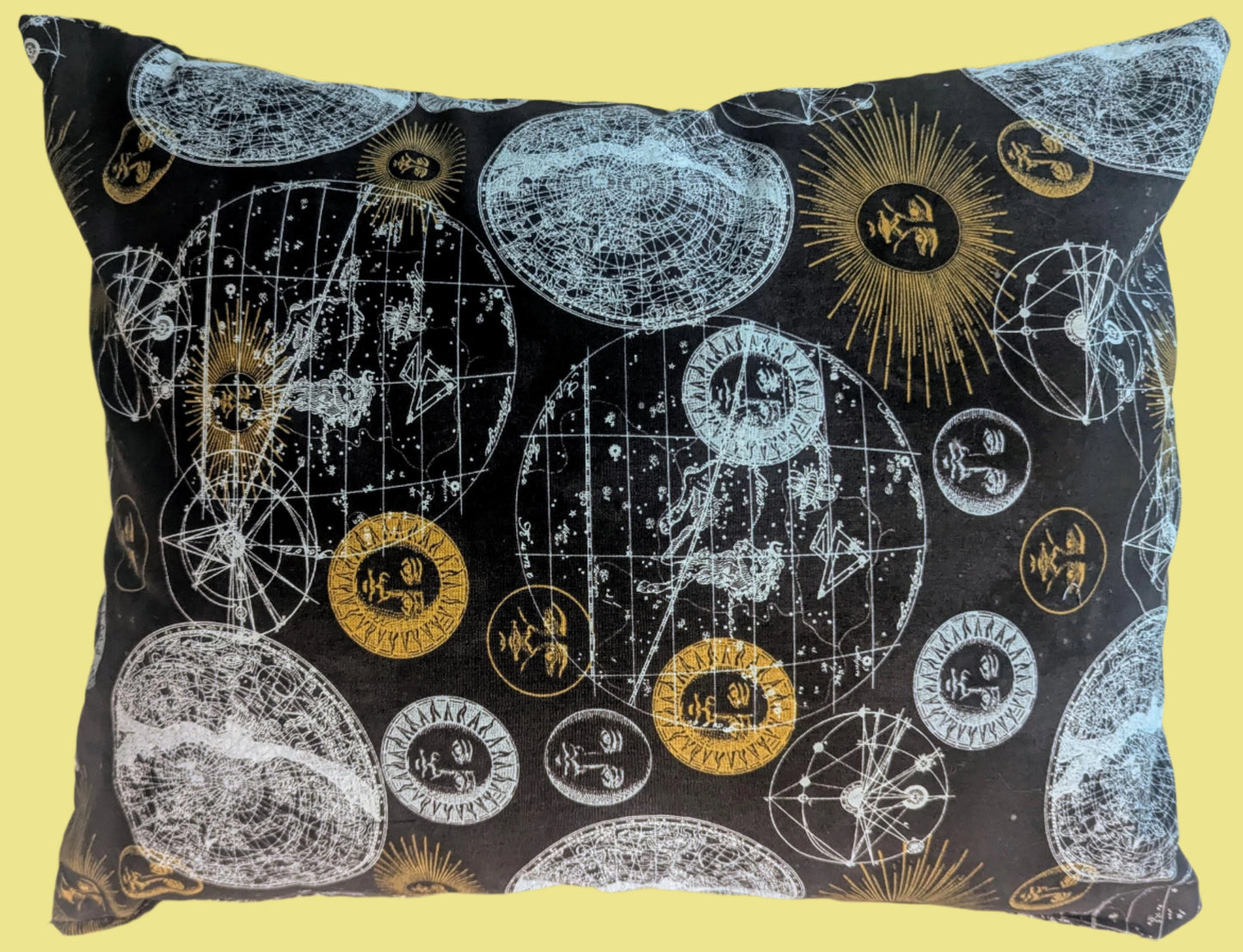 Celestial Moon & Stars Pillow | Night Sky Throw Pillow | Cosmic Decorative Home Decor, Throw Pillow, Decorative Pillow, Space Decor, Home Decor