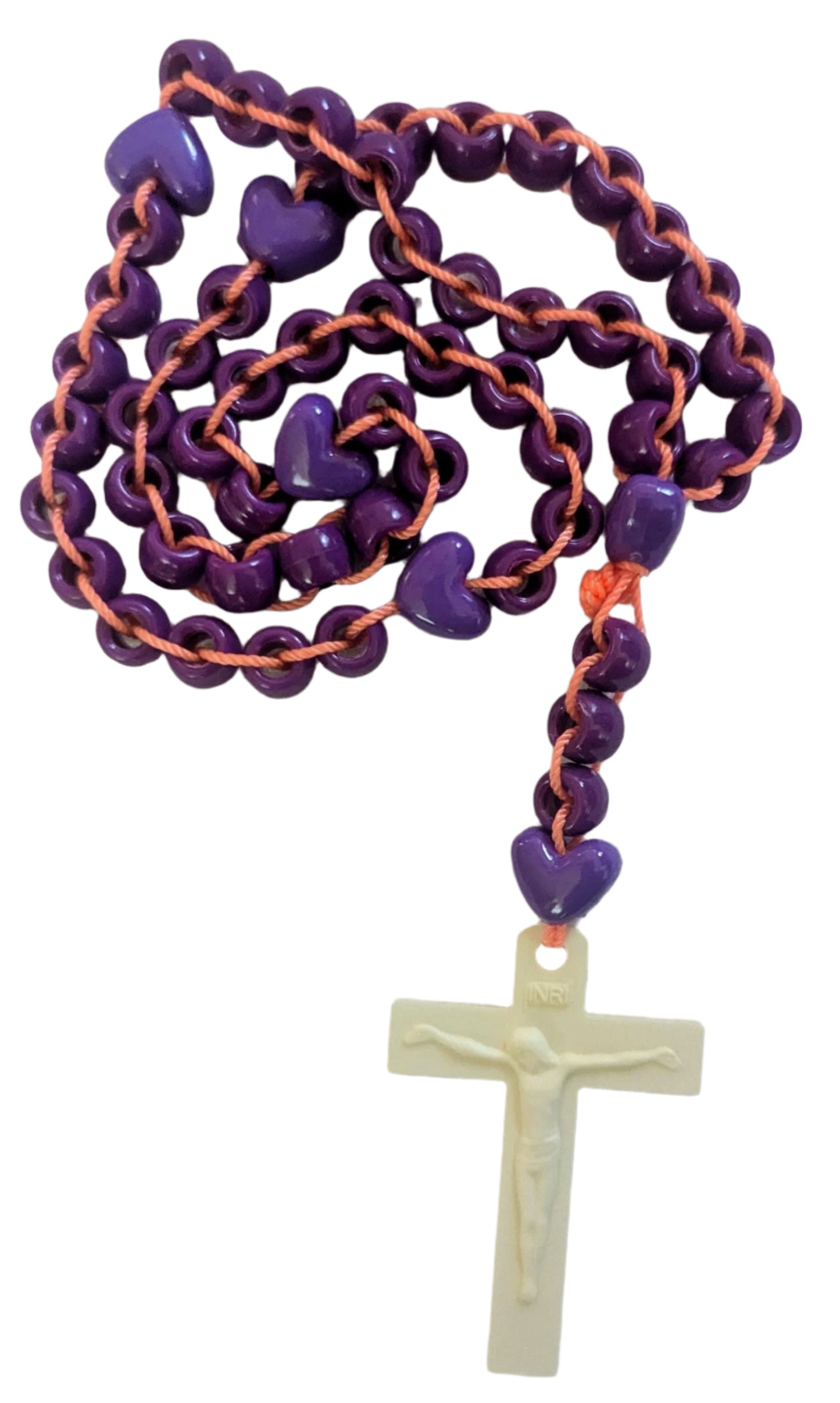 Purple Rosary,Catholic Prayer BeadsFirst Communion & Confirmation Gift