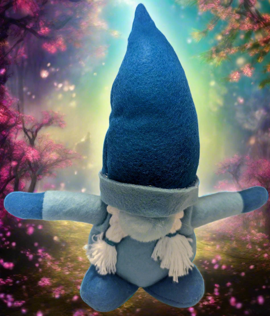 Enchanted Light and Dark Blue Gnome