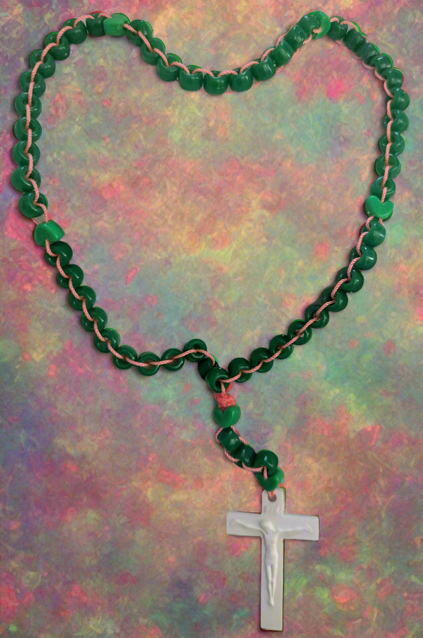 Green Rosary | Catholic Prayer Beads | First Communion & Confirmation Gift