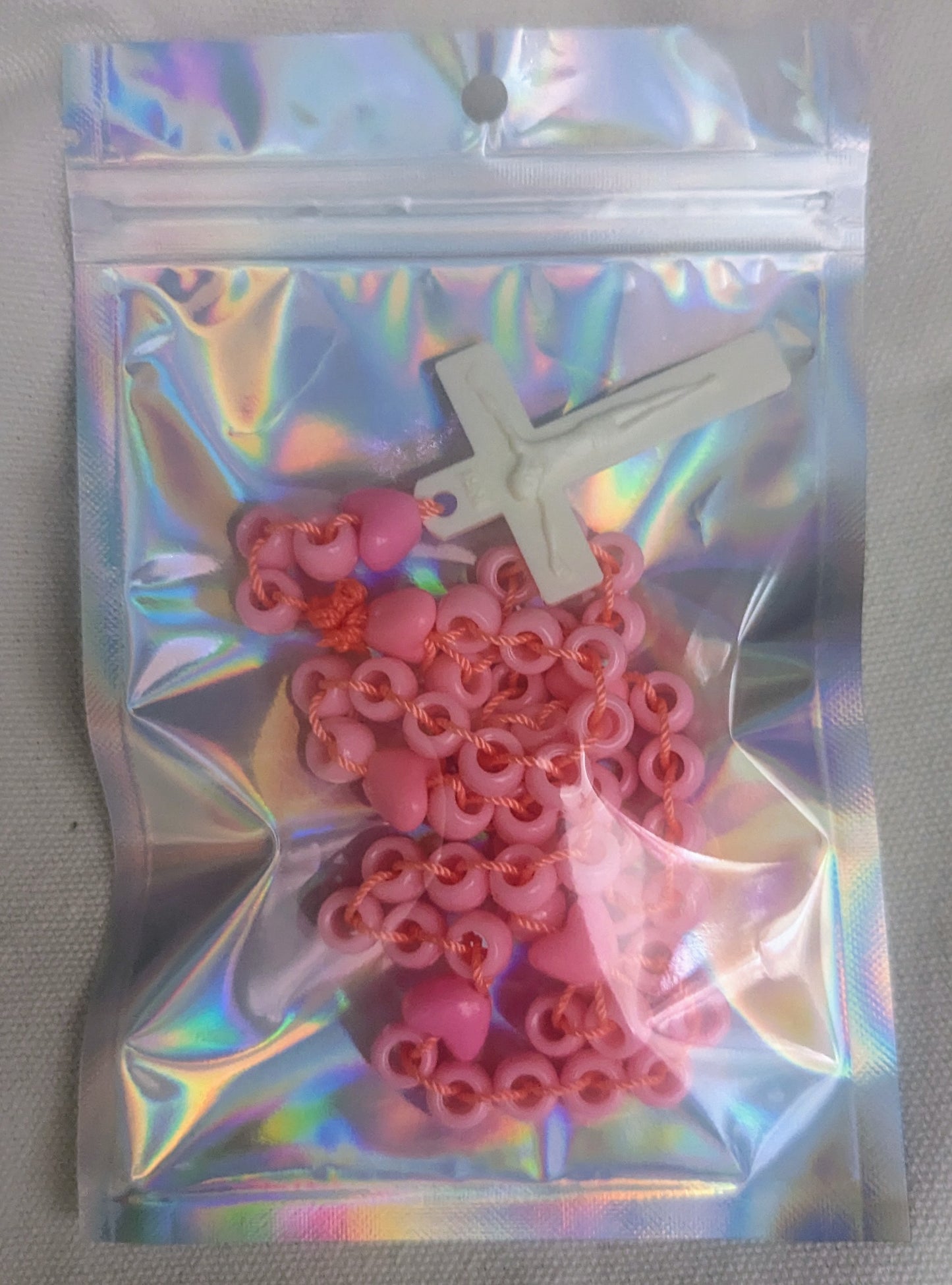 Pink Rosary | Catholic Prayer Beads | First Communion & Confirmation Gift