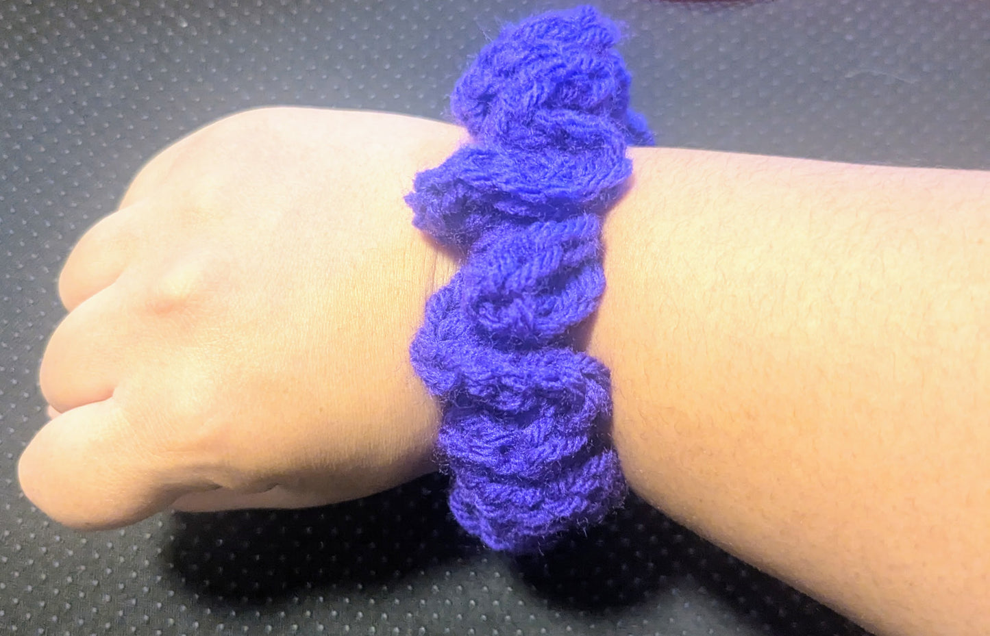 Purple Crochet Scrunchie, Purple Crochet Scrunchie, Handmade Purple Scrunchie, The Lavender Fields Crochet Scrunchie, Boho Purple Crochet Hair Tie,