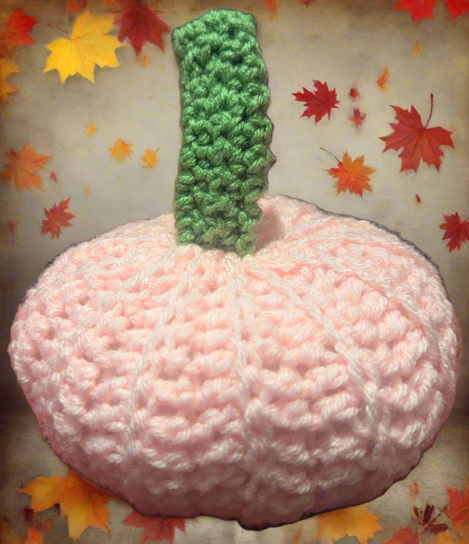 Pink Crochet Pumpkin, Handmade Pink Amigurumi Pumpkin Decor, Spooky Season Crochet Pumpkin,Boho Crochet Pumpkin, Halloween Decor, Halloween Gift,Fall, Halloween, Home decor, Home Accent