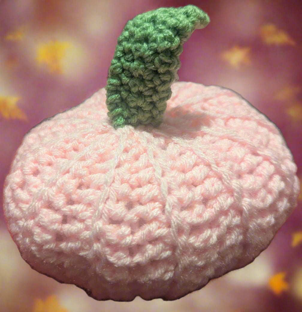 Pink Crochet Pumpkin, Handmade Pink Amigurumi Pumpkin Decor, Spooky Season Crochet Pumpkin,Boho Crochet Pumpkin, Halloween Decor, Halloween Gift,Fall, Halloween, Home decor, Home Accent