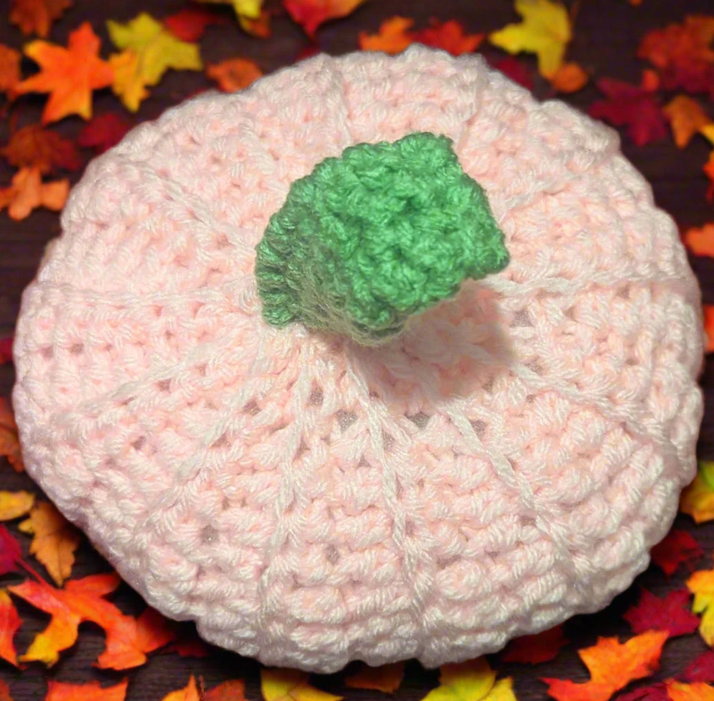 Pink Crochet Pumpkin, Handmade Pink Amigurumi Pumpkin Decor, Spooky Season Crochet Pumpkin,Boho Crochet Pumpkin, Halloween Decor, Halloween Gift,Fall, Halloween, Home decor, Home Accent