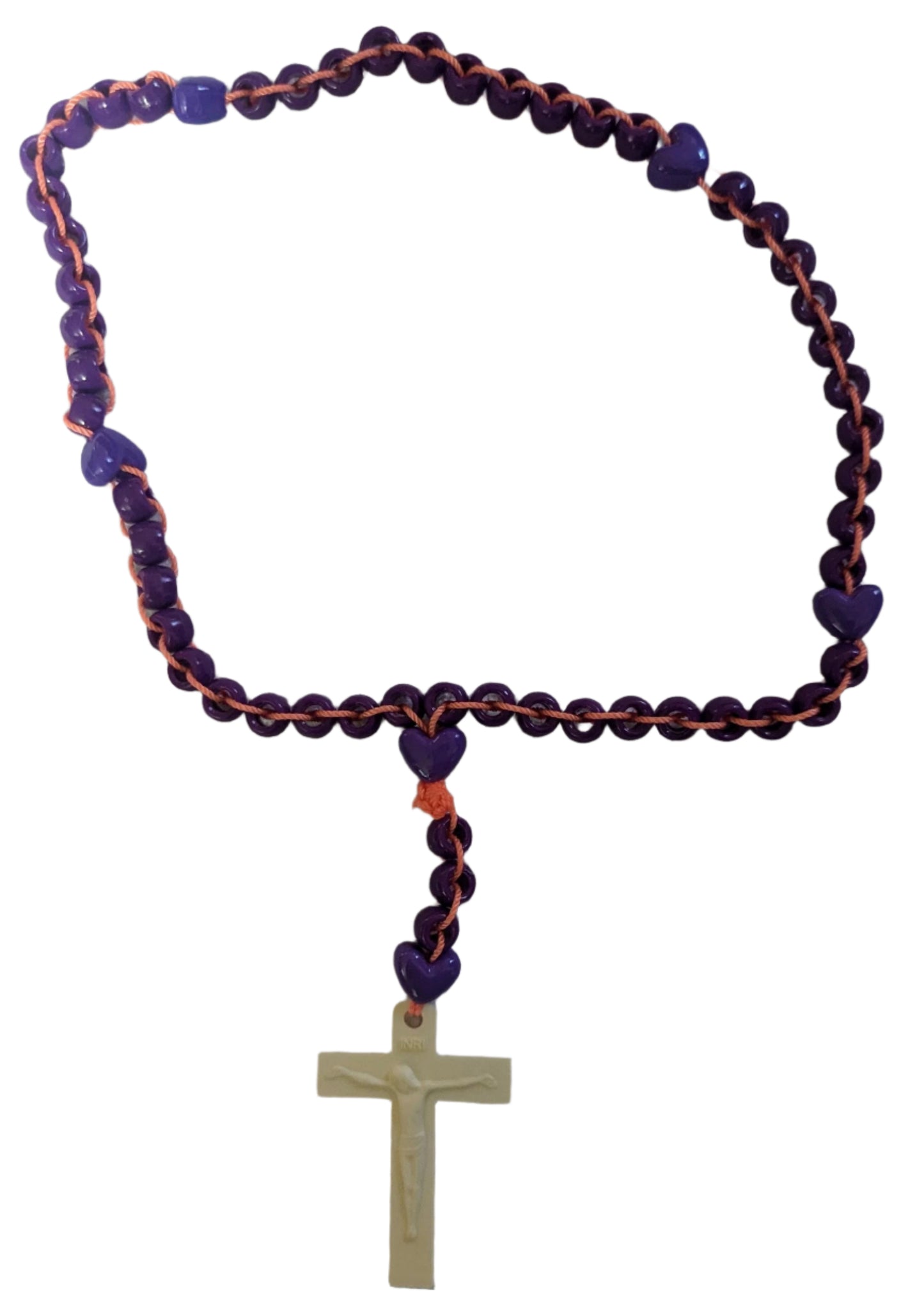 Purple Rosary,Catholic Prayer BeadsFirst Communion & Confirmation Gift