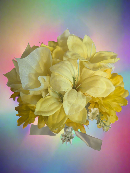 Zinnia, Calla Lily, Mum & Lavender Wedding Bouquet, home decor
