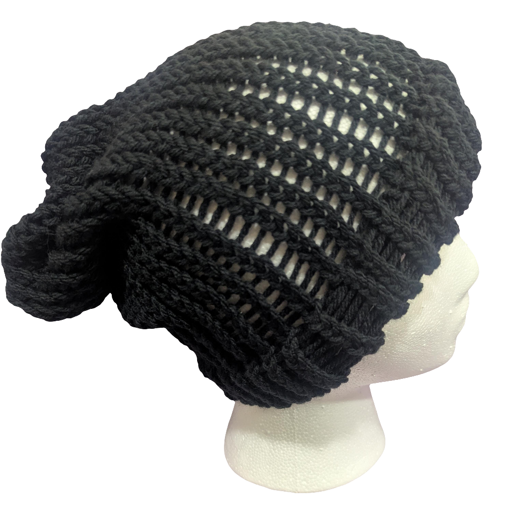 Black Beanie | Classic Knit Winter Hat | Unisex Warm Slouchy Cuffed Beanie