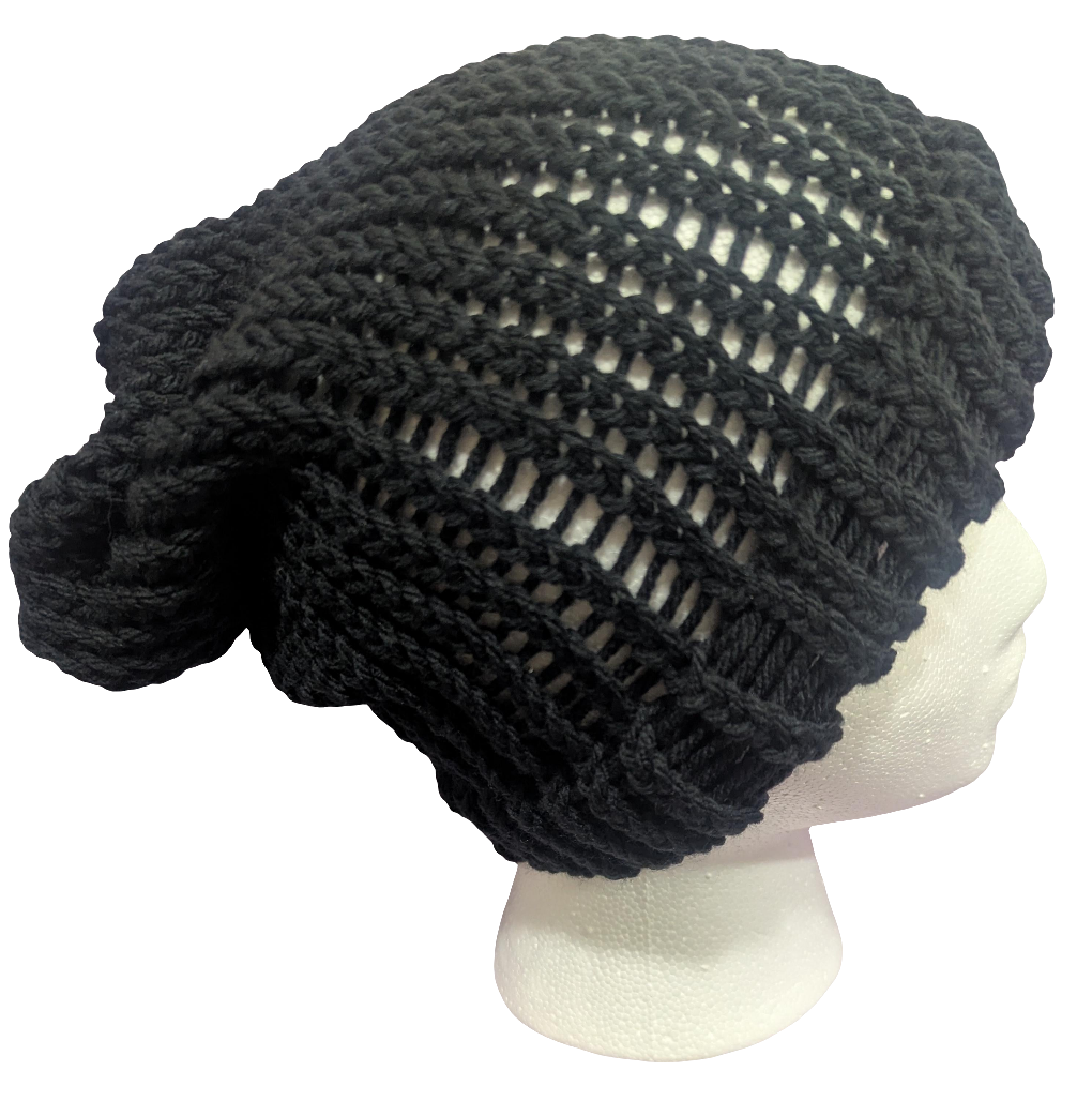 Black Beanie | Classic Knit Winter Hat | Unisex Warm Slouchy Cuffed Beanie