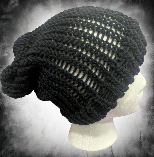 Classic Black Knit Beanie - Unisex Winter Hat