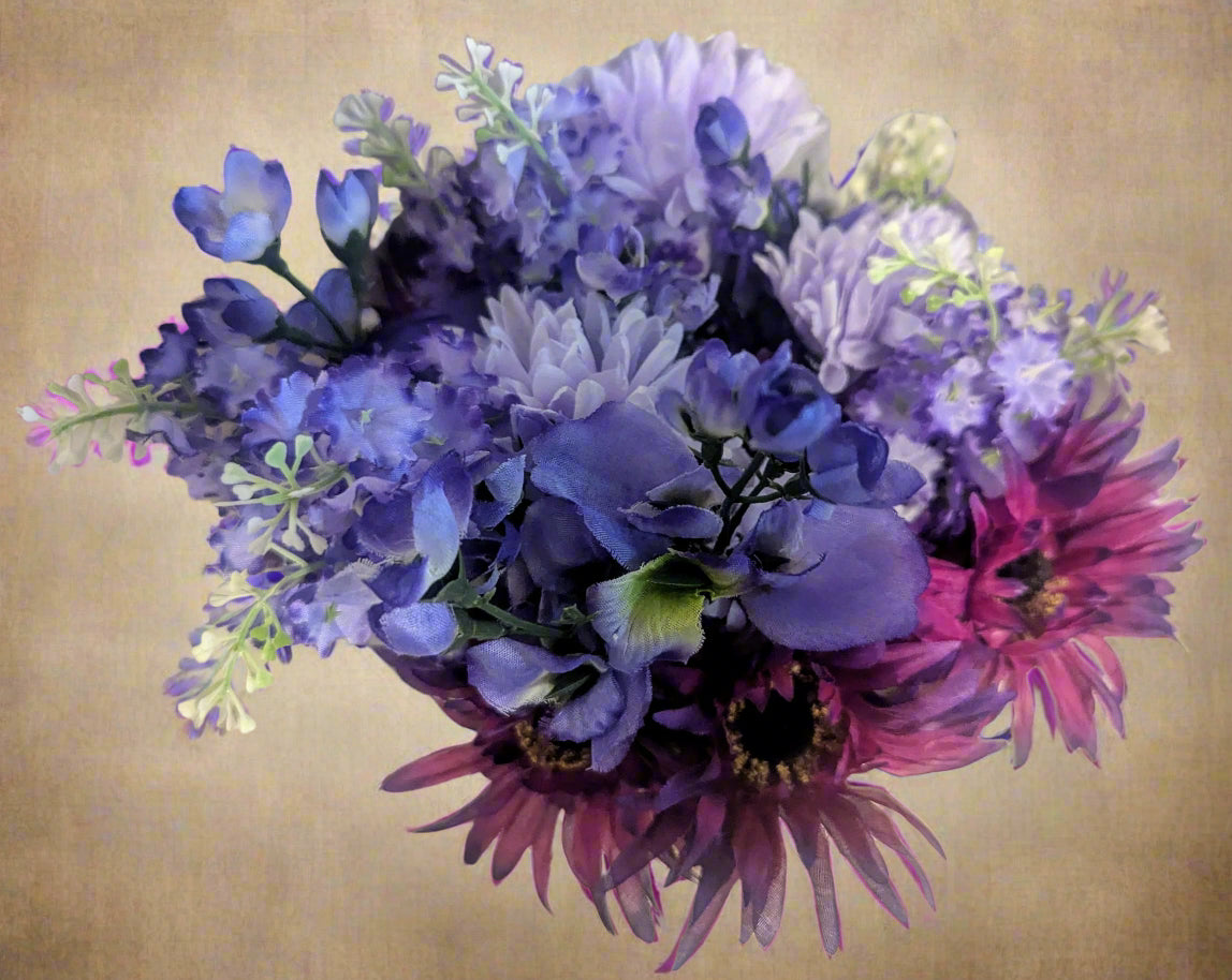 Purple Sunflower Wildflower Bouquet- Perfect for Any Occasion, Rustic Boho Artificial Bouquet, Bridal Bouquet, Wedding Flowers, Wedding Bouquet, Wedding Flowers, Artificial Forever Blooms,bridal bouquet, bridal flowers, Home Decor Home Decor