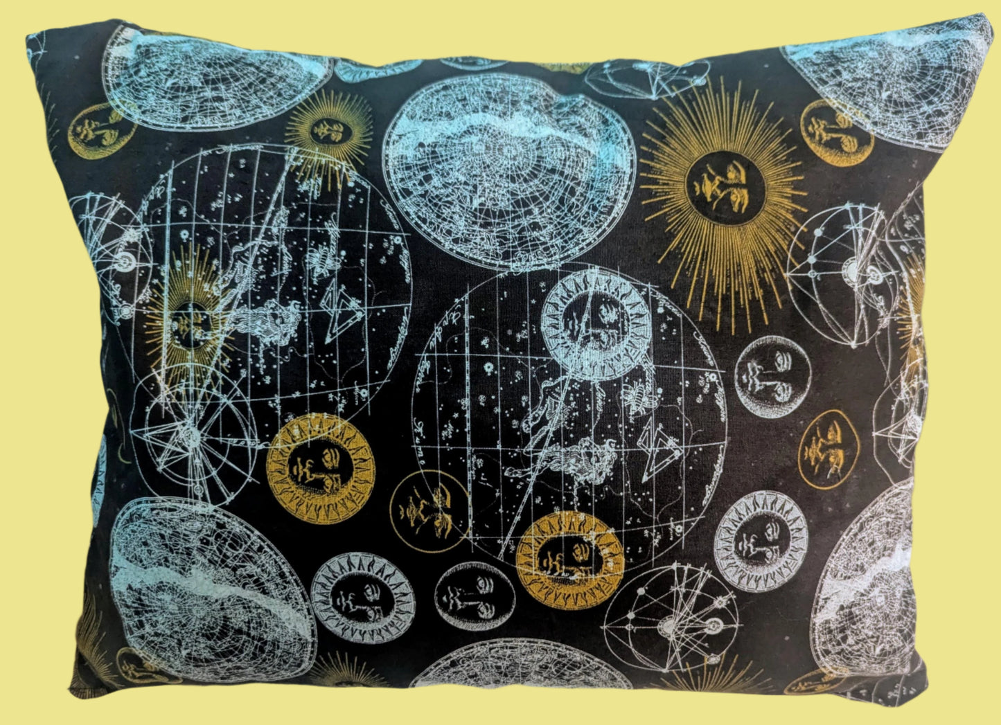 Celestial Moon & Stars Pillow | Night Sky Throw Pillow | Cosmic Decorative Home Decor, Throw Pillow, Decorative Pillow, Space Decor, Home Decor