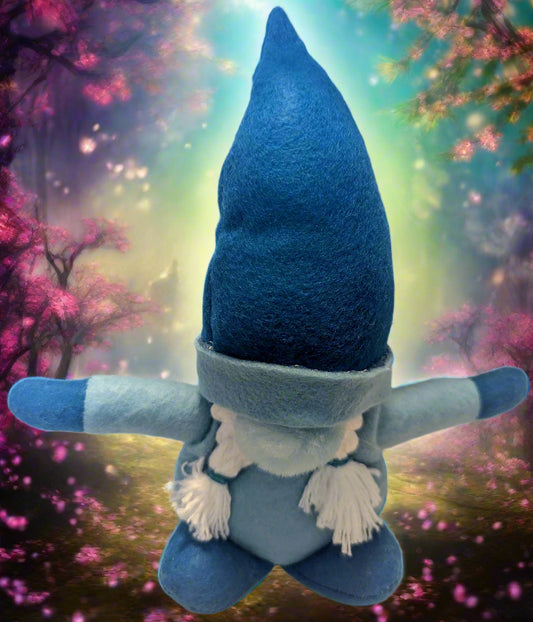 Enchanted Light and Dark Blue Gnome