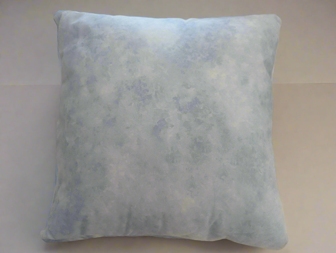 Blue and White Brushstrokes Throw Pillow,  Modern Abstract Blue & White Accent Pillow,  Artistic Brushstrokes Decorative Pillow,