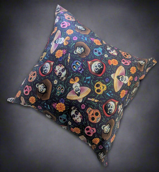 Disney Pixar Coco Throw Pillow,  Coco "Remember Me" Decorative Pillow,  Vibrant Disney Coco Accent Pillow, Disney Throw Pillow