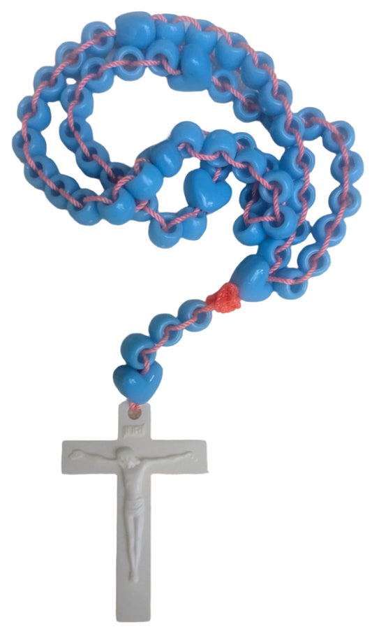 Blue Rosary | Catholic Prayer Beads | First Communion & Confirmation Gift