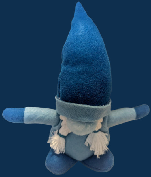 Cute Blue Gnome | Whimsical Tiered Tray Gnome | Farmhouse Home Accent Gift, Home Decor